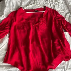 Soft red blouse